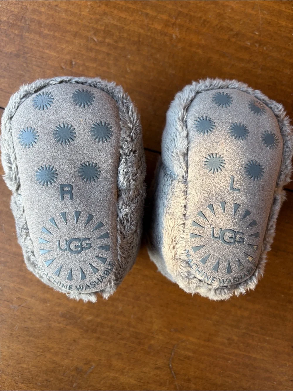 UGG Gray Infant Booties